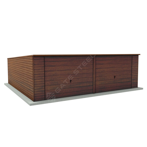 Garaż Premium Spad do tyłu 7m x 6m