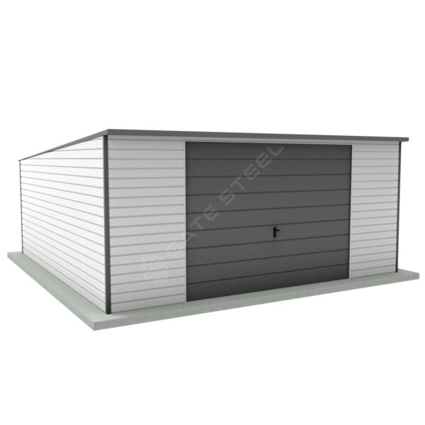 Garaż spad do tyłu 5m x 5m