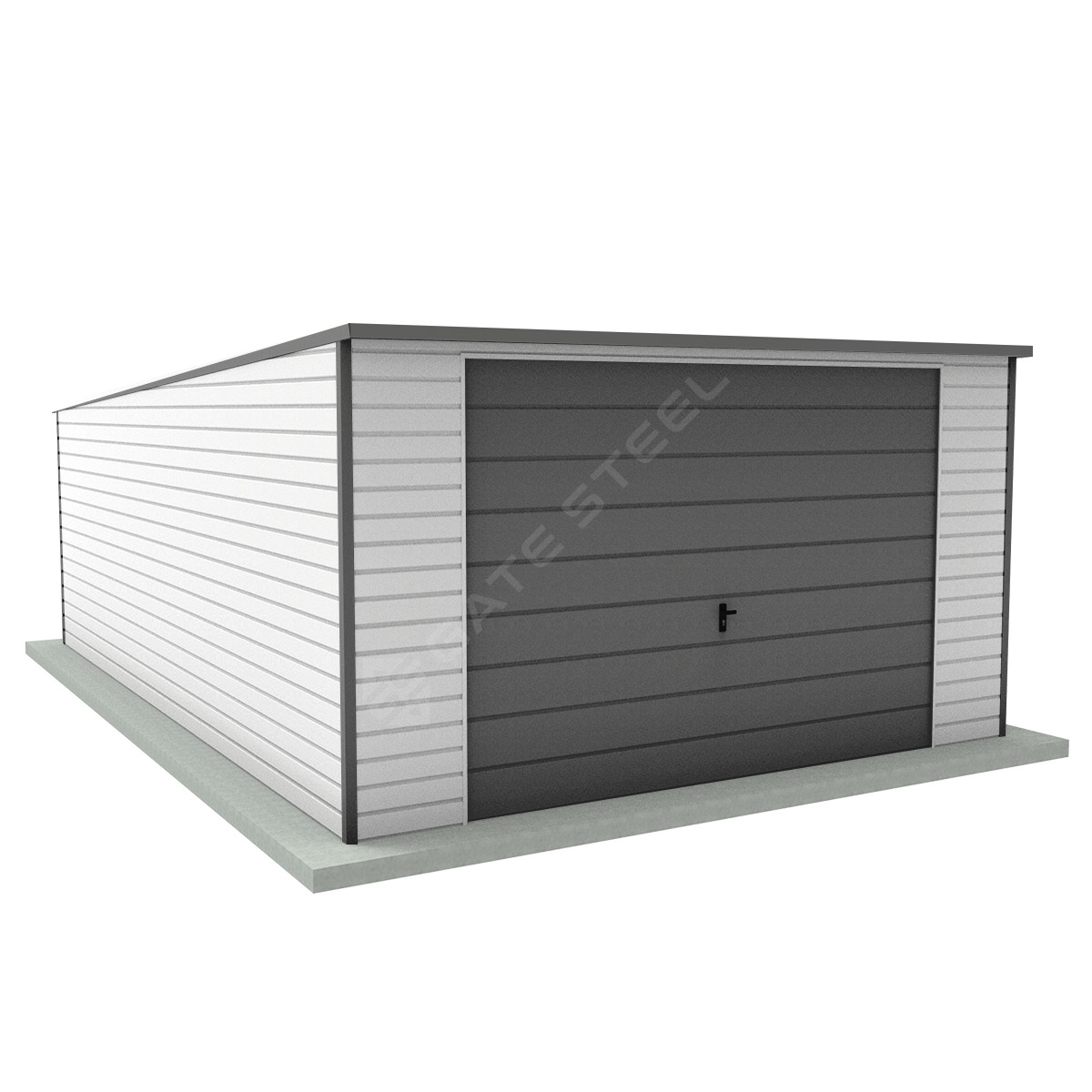 Garaż spad do tyłu 4m x 7m Garaż spad do tyłu 4m x 7m