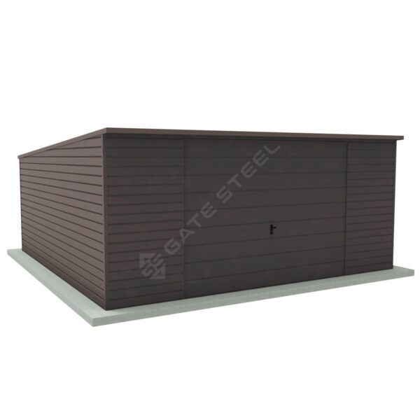 Garaż spad do tyłu 5m x 5m