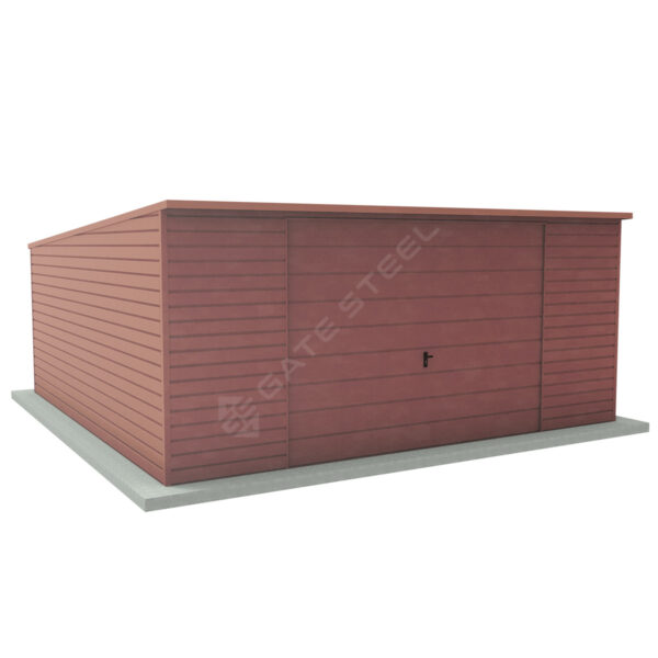 Garaż spad do tyłu 5m x 5m