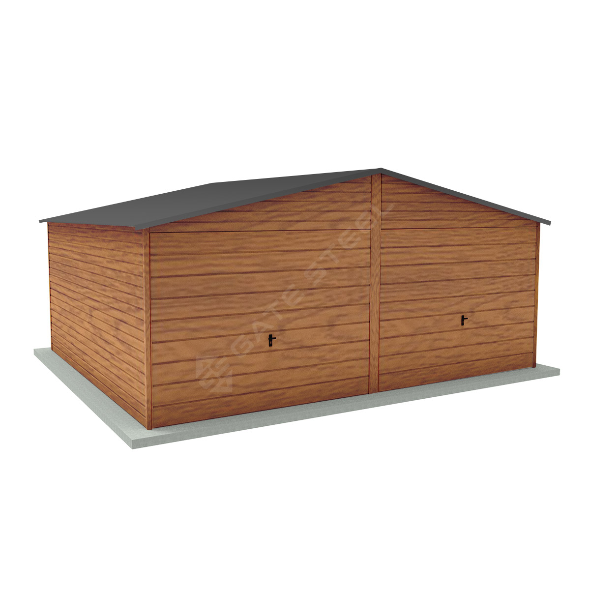 Garaż Premium Dwuspadowy 6m x 5,5m Garaż Premium Dwuspadowy 6m x 5,5m