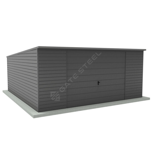 Garaż spad do tyłu 5m x 5m