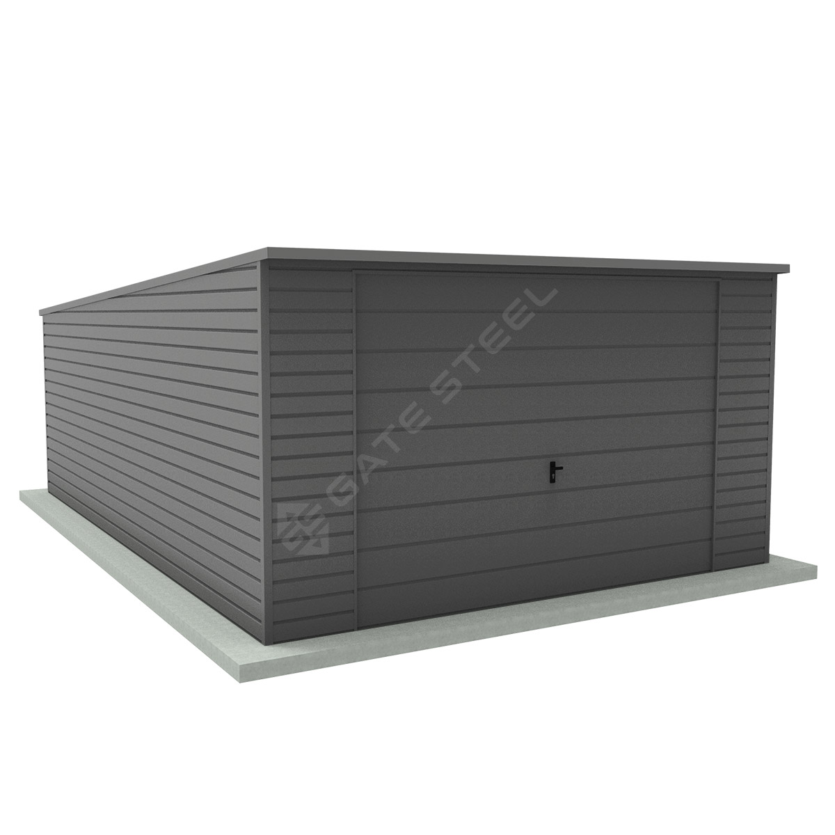 Garaż spad do tyłu 4m x 6m Garaż spad do tyłu 4m x 6m