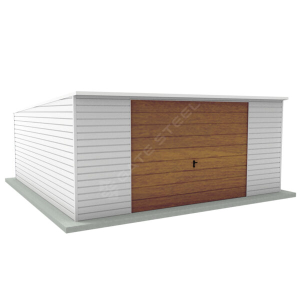 Garaż spad do tyłu 5m x 5m