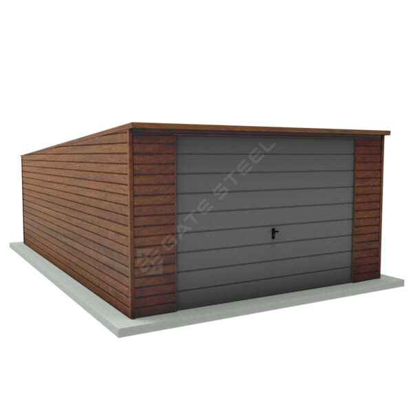 Garaż spad do tyłu 4m x 7m