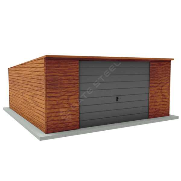 Garaż spad do tyłu 5m x 5m