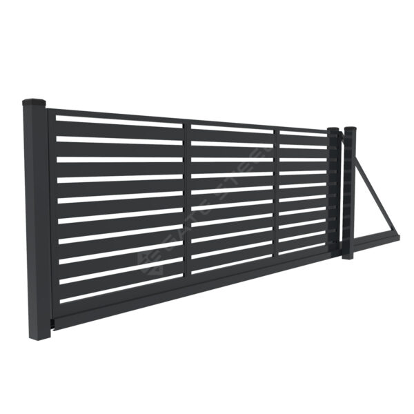 Brama Przesuwna Palisada 100