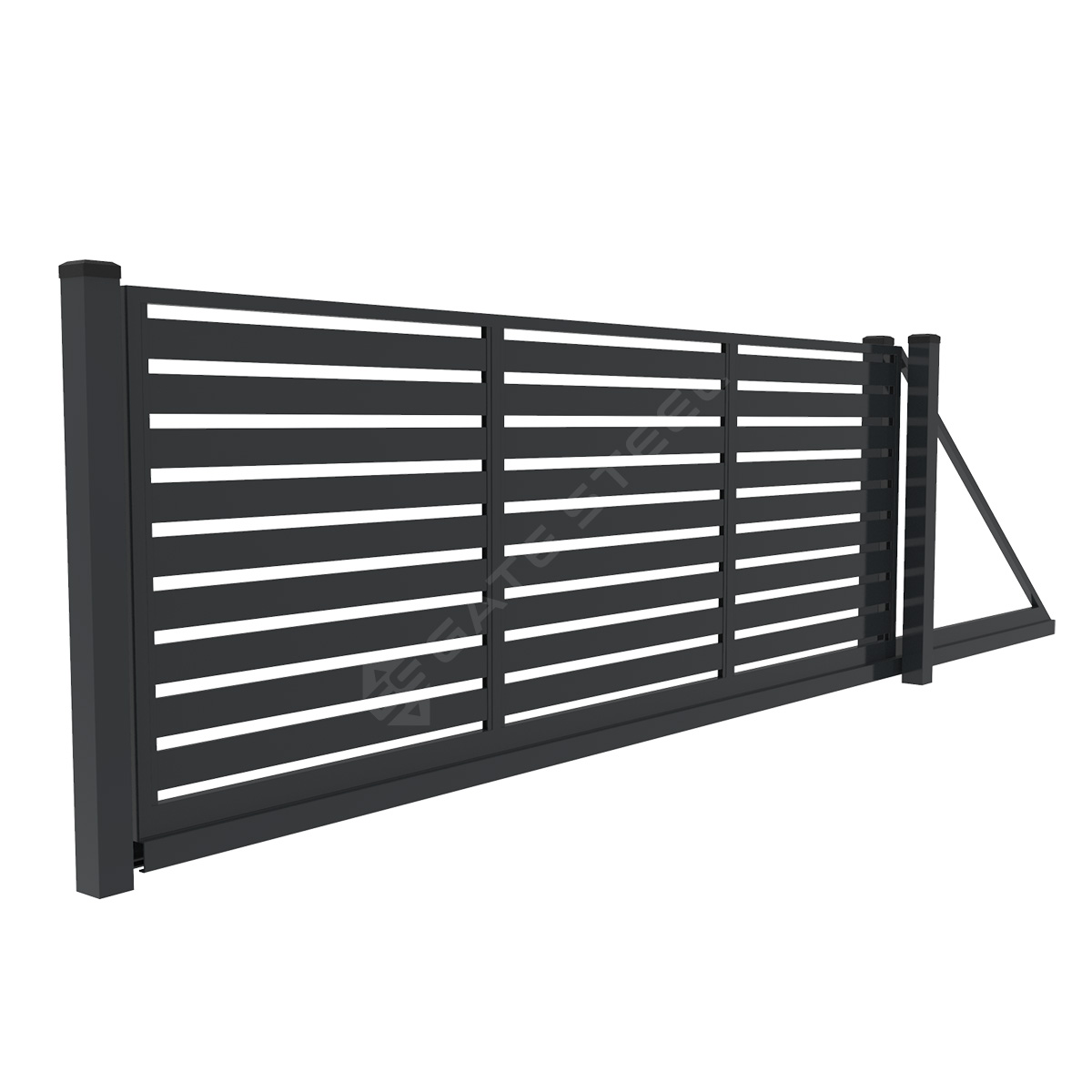 Brama Przesuwna Palisada 100 Brama Przesuwna Palisada 100