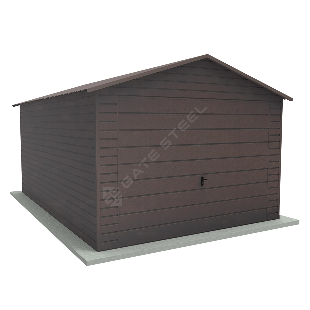 Garaż Dwuspadowy Premium 3.5m x 5.5m Garaż Dwuspadowy Premium 3.5m x 5.5m