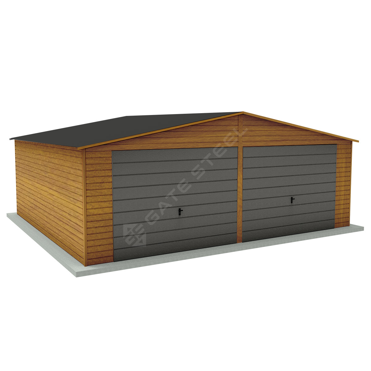 Garaż Dwuspadowy Premium 7m x 6m Garaż Dwuspadowy Premium 7m x 6m