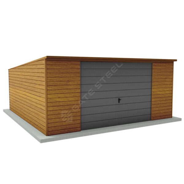 Garaż spad do tyłu 5m x 5m