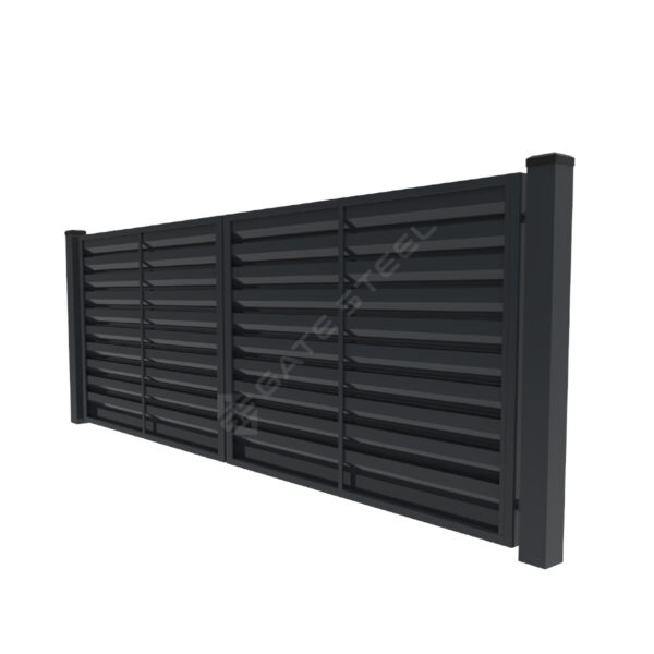 Brama Dwuskrzydłowa Z165 Żaluzja