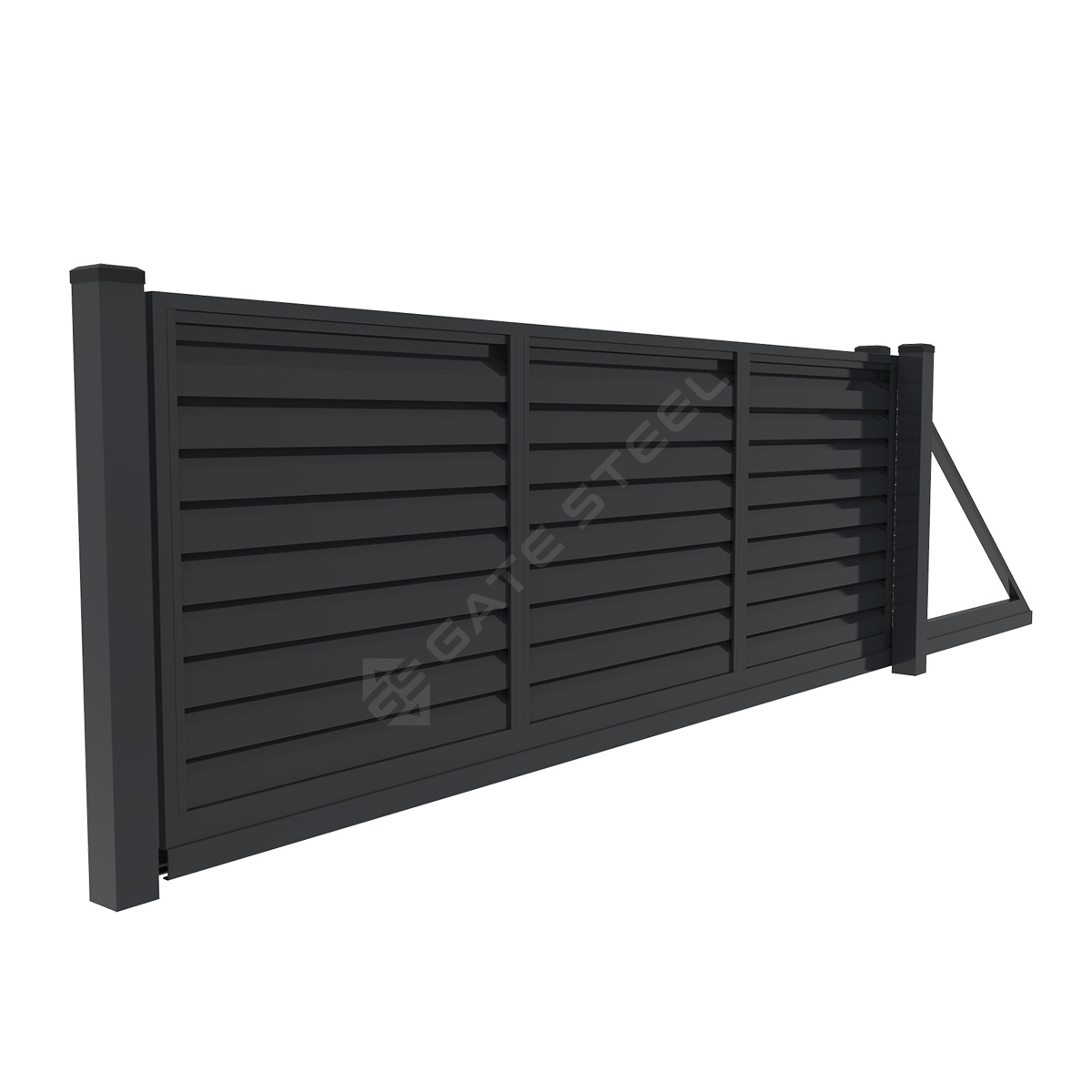 Brama Przesuwna Z165 Żaluzja Brama Przesuwna Z165 Żaluzja